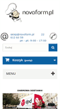 Mobile Screenshot of novoform.pl