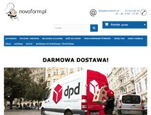 Tablet Screenshot of novoform.pl